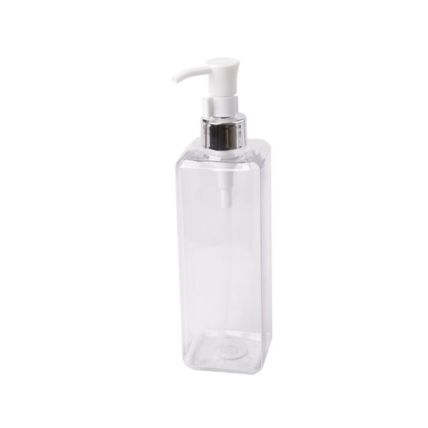 200ML square pet bottle with lotion dispenser pump for househoold HY--M08