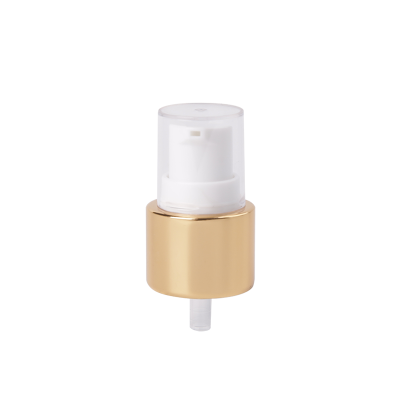 Plastic Cosmetic Lotion Bottle Pump / Treatment Pump with halfcap HY-F03