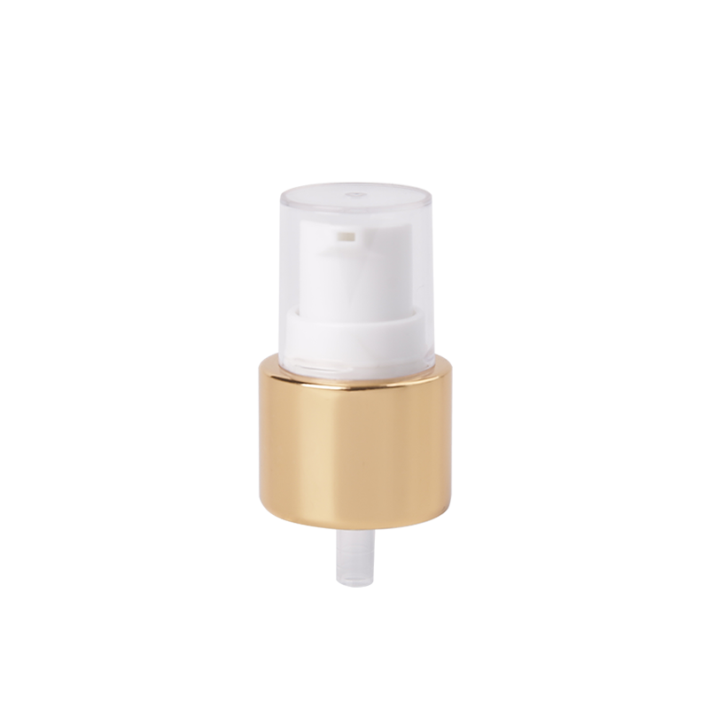 Plastic Cosmetic Lotion Bottle Pump / Treatment Pump with halfcap HY-F03