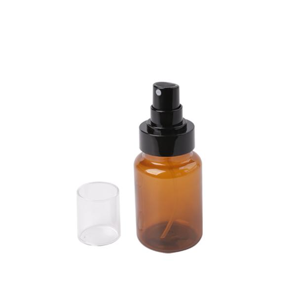 50ml Amber color cylinder cosmetic bottles HY-M02