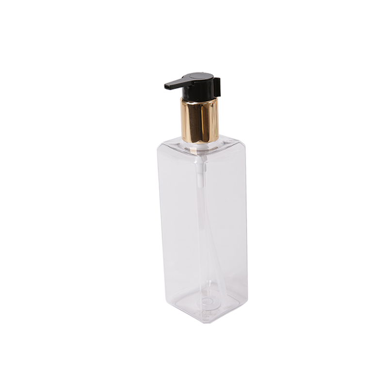 100ML square pet bottle with lotion dispenser pump for househoold HY--M08