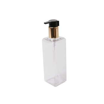 100ML square pet bottle with lotion dispenser pump for househoold HY--M08