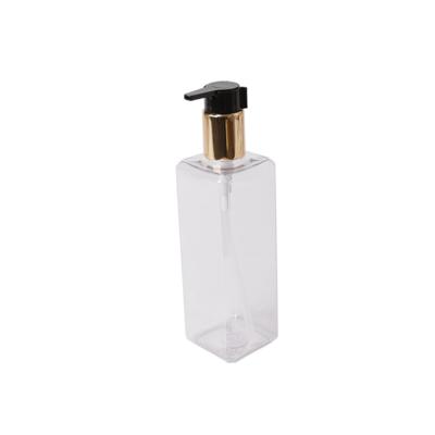 100ML square pet bottle with lotion dispenser pump for househoold HY--M08